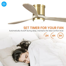 Carregar imagem no visualizador da galeria, 52" Mayna Smart Fan with LED Light and Remote Control