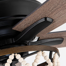 Carregar imagem no visualizador da galeria, 52" New Delhi Industrial Downrod Mount Reversible Ceiling Fan with Lighting and Remote Control