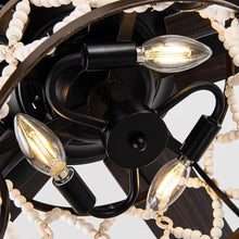 Carregar imagem no visualizador da galeria, 52" New Delhi Industrial Downrod Mount Reversible Ceiling Fan with Lighting and Remote Control