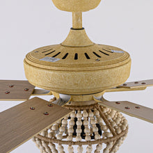 Carregar imagem no visualizador da galeria, 52" Pune Farmhouse Downrod Mount Reversible Ceiling Fan with Lighting and Remote Control