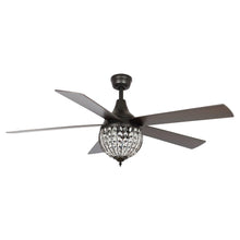 Carregar imagem no visualizador da galeria, 52" Varanasi Traditional Downrod Mount Ceiling Fan with Lighting and Remote Control
