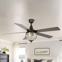 Carregar imagem no visualizador da galeria, 52" Varanasi Traditional Downrod Mount Ceiling Fan with Lighting and Remote Control