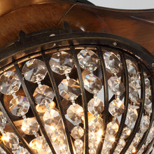 Carregar imagem no visualizador da galeria, 52" Vicky Farmhouse DC Motor Downrod Mount Reversible Ceiling Fan with Lighting and Remote Control