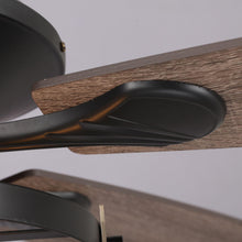 Carregar imagem no visualizador da galeria, 52" Wisner Industrial Downrod Mount Reversible Ceiling Fan with Lighting and Remote Control