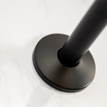 Carregar imagem no visualizador da galeria, 8 in. Stainless Steel Shower Head Extension Arm with Flange (Black Finish)