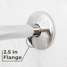 Carregar imagem no visualizador da galeria, 8 in. Stainless Steel Shower Head Extension Arm with Flange (Chrome Finish)