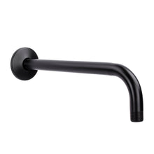 Carregar imagem no visualizador da galeria, 12 in. L-Shaped Shower Head Extension Arm (Black Finish)