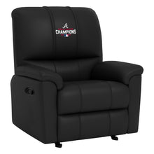 Load image into Gallery viewer, Rocker Recliner with Atlanta Braves 2021 World Champions Logo