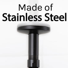 Carregar imagem no visualizador da galeria, 3 in. Shower Arm for Ceiling-Mounted Rainfall Showerhead (Black Finish)