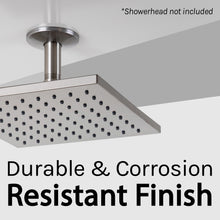 Carregar imagem no visualizador da galeria, 3 in. Shower Arm for Ceiling-Mounted Rainfall Showerhead (Brushed Nickel Finish)