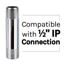 Carregar imagem no visualizador da galeria, 3 in. Shower Arm for Ceiling-Mounted Rainfall Showerhead (Chrome Finish)