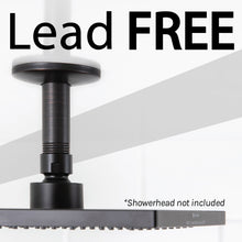 Carregar imagem no visualizador da galeria, 3 in. Shower Arm for Ceiling-Mounted Rainfall Showerhead (Oil-Rubbed Bronze Finish)