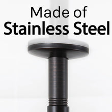 Carregar imagem no visualizador da galeria, 3 in. Shower Arm for Ceiling-Mounted Rainfall Showerhead (Oil-Rubbed Bronze Finish)