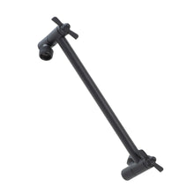 Carregar imagem no visualizador da galeria, 10 in. Solid Brass Shower Head Extension Arm (Black Finish)