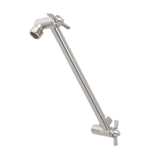Carregar imagem no visualizador da galeria, 10 in. Solid Brass Shower Head Extension Arm (Stainless Steel Finish)