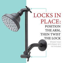 Carregar imagem no visualizador da galeria, 10 in. Solid Brass Shower Head Extension Arm (Oil-Rubbed Bronze Finish)