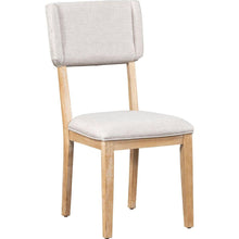 Carregar imagem no visualizador da galeria, Rustic 5-piece Dining Table Set with 4 Upholstered Chairs, 59-inch Rectangular Dining Table with Trestle Table Base, Naural