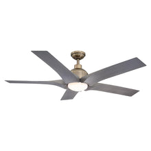 Carregar imagem no visualizador da galeria, 56" Genoa Farmhouse DC Motor Downrod Mount Reversible Ceiling Fan with Lighting and Remote Control