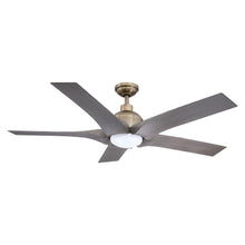 Carregar imagem no visualizador da galeria, 56" Genoa Farmhouse DC Motor Downrod Mount Reversible Ceiling Fan with Lighting and Remote Control
