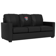 Load image into Gallery viewer, Silver Sofa with Florida Panthers Logo