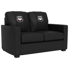 Load image into Gallery viewer, Silver Loveseat with Georgia Bulldogs Alternate Logo