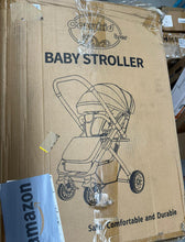 Load image into Gallery viewer, Baby Stroller, Lightweight Stroller w/Snack Tray, Footmuff, Raincover, Cup Holder & Travelbag, Toddler Stroller Folding with One Hand, Travel Stroller