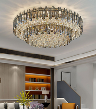 Carregar imagem no visualizador da galeria, Golden Halo Chandelier