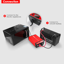 Carregar imagem no visualizador da galeria, ACOPOWER 1500W 12V Pure Sine Wave Inverter