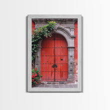 Cargar imagen en el visor de la galería, Change3 Indian Wall Art, Colorful Indian Doors, Framed Canvas Print, Painting Print, Traditional Hindu Architecture, Ready To Hang