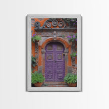 Cargar imagen en el visor de la galería, Change34 Architecture Print, 19th Century Architecture Photography, Mexico City Wall Art, Wood Framed Canvas Print