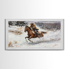 Carregar imagem no visualizador da galeria, Autumn harvest Framed Canvas Print of a woman in a field with pumpkins, seasonal wall decor and farmhouse accents for a cozy autumn ambiance