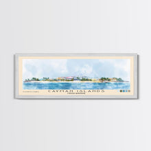 Load image into Gallery viewer, Cayman Islands, United Kingdom Watercolor Beach Print, Vacation Gift, United Kingdom Wall Art, Beach Painting, Beach Decor, Beach Painting