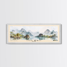 Cargar imagen en el visor de la galería, Côn Đảo, Vietnam Watercolor Beach Print, Vacation Gift, Vietnam Wall Art, Framed Canvas Print, Framed Beach Painting