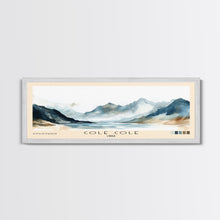 Load image into Gallery viewer, Cole Cole, Chile Watercolor Beach Print, Vacation Gift, Chile Wall Art, Beach Painting, Beach Decor, Beach Painting