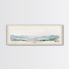 Load image into Gallery viewer, Costalegre, Mexico Watercolor Print, Vacation Gift, Mexico Wall Art, Beach Painting, Beach Decor, Large Wall Art, Wood Frame Art