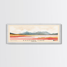 Load image into Gallery viewer, Eastern Cape, Coffee Bay Watercolor Print, Vacation Gift, Coffee Bay Wall Art, Beach Painting, Beach Decor, Large Wall Art, Wood Frame Art