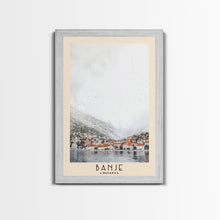 Load image into Gallery viewer, Banje, Croatia Watercolor Print, Vacation Gift, Croatia Wall Art, Beach Painting, Beach Decor, Large Wall Art, Wood Frame Art