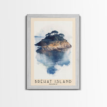 Load image into Gallery viewer, Bréhat Island, France Watercolor Beach Print, Vacation Gift, France Wall Art, Beach Painting, Beach Decor, Beach Painting
