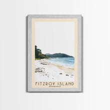 Load image into Gallery viewer, Fitzroy Island, Australia Watercolor Beach Print, Vacation Gift, Australia Wall Art, Beach Painting, Beach Decor, Beach Painting