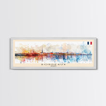 Load image into Gallery viewer, Borås Sweden Travel Art, City Art, Framed Canvas Print or Metal Wall Art, Europe Travel Poster, Panoramic Wall Art, Extra Wide Wall Art