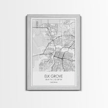 Load image into Gallery viewer, Elk Grove Street Map, California Map, City Map Art, Minimalist Art, Wall Art, Canvas Print, Bedroom Wall Art, Housewarming Gift, Travel Art
