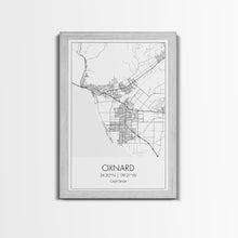 Load image into Gallery viewer, Oxnard Street Map, California Map, City Map Art, Minimalist Art, Wall Art, Canvas Print, Bedroom Print, Anniversary Gift, Travel Wall Print