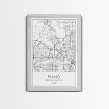 Load image into Gallery viewer, Plano Street Map, Texas Map, City Map Art, Minimalist Art, Wall Art, Canvas Print, Wall Art Prints, Travelling Gift, Living Room Décor