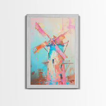 Carregar imagem no visualizador da galeria, Autumn Pastel Barn Scene with Soft Hues - Framed Canvas Print, Rustic Decor, Countryside Art for Living Room, Farmhouse Wall Art for Home