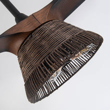 Carregar imagem no visualizador da galeria, 60" Farmhouse Downrod Mount Reversible Ceiling Fan with Lighting and Remote Control