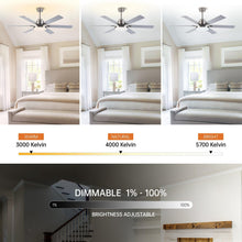 Carregar imagem no visualizador da galeria, 60" Lucknow Modern Ceiling Fan with Lighting and Remote Control
