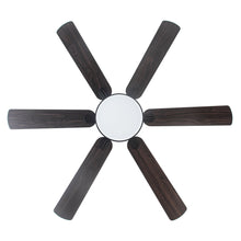 Carregar imagem no visualizador da galeria, 60" Industrial DC Motor Downrod Mount Reversible Ceiling Fan with Lighting and Remote Control