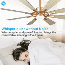 Carregar imagem no visualizador da galeria, 60" Oretha Windmill DC Ceiling Fan with LED Lighting