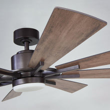 Carregar imagem no visualizador da galeria, 60" Oretha Windmill DC Ceiling Fan with LED Lighting