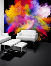 Carregar imagem no visualizador da galeria, Wall Mural Decal Sticker Burst of Color Powder Abstract #6006